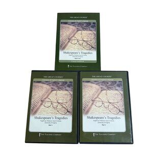 Great Courses Shakespeares Tragedies DVDs Guidebook Clare Kinney Literature
